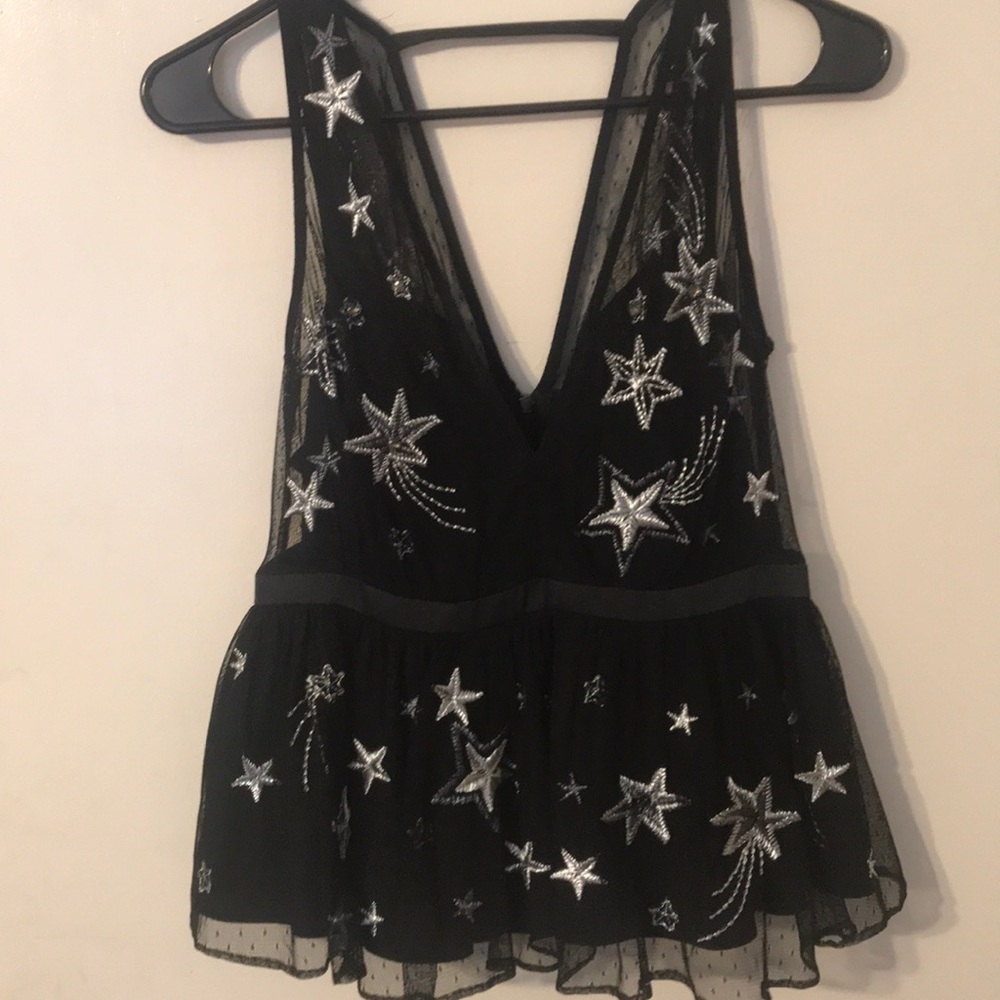 Peplum Star top